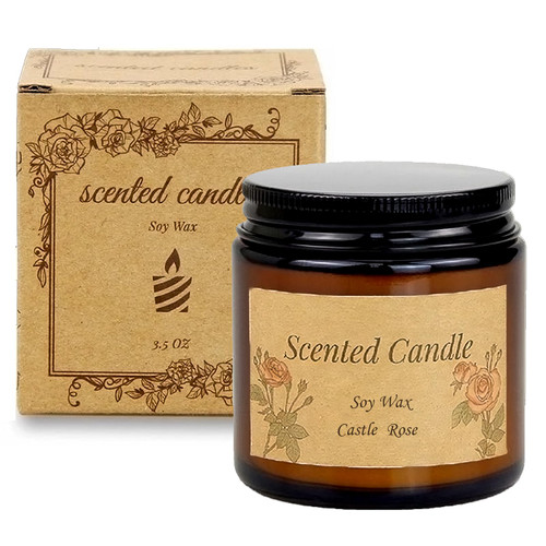 Caelusi Scented Candles for Home Soy Candles Clearance Rose Fall Candles Gifts for Women/Mens Candles for Bedroom 3.5oz-25h Scented Candle 100% Natural Soy Wax Aromatherapy Candles Bulk Jar Candles