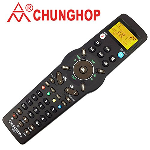 Chunghop Universal Learning Remote Control RM-991 Multifunctional Learn Devices Controller for TV/SAT / DVD/CBL / CD/VCR / Air Conditioner 6 Nets in 1