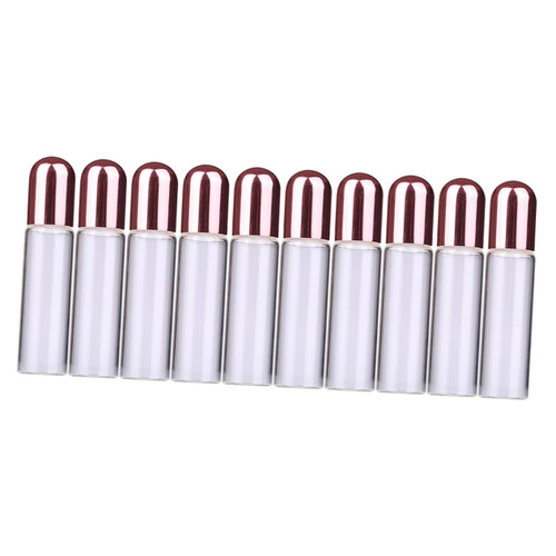 FOMIYES 10pcs Perfume Roller Bottle Lotion Refillable Bottle Aromatherapy Bottle Containers Liquid Perfume Vial Essential Oil Roller Bottles Oil Bottle Glass Filling Bottling