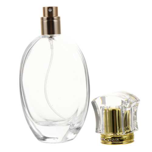 Beavorty 1pc spray perfume bottle clear container perfume mini crystal perfume bottle refill bottle refillable sprayer bottle empty mist bottle crystal diffuser bottles perfume bottles