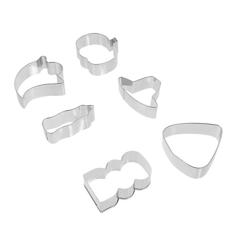 BESTOYARD 6Pcs Halloween Cookie Cutters pumkin cutter baking dough moulds decorative cookie halloween biscuit cutter cookie cutter for home chocolate molds Stainless steel modeling knives
