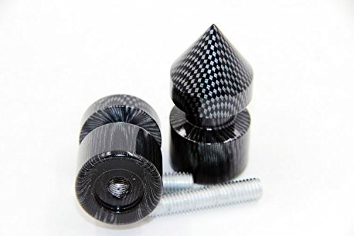 XKH- Carbon Spike Swingarm Spools No logo 8mm Thread Compatible with CBR 250R 2011/ CBR 600RR 2003-2011/CBR 900RR 2002-2003/ CBR 954RR 2002-2003 [B01KNXBK0C]
