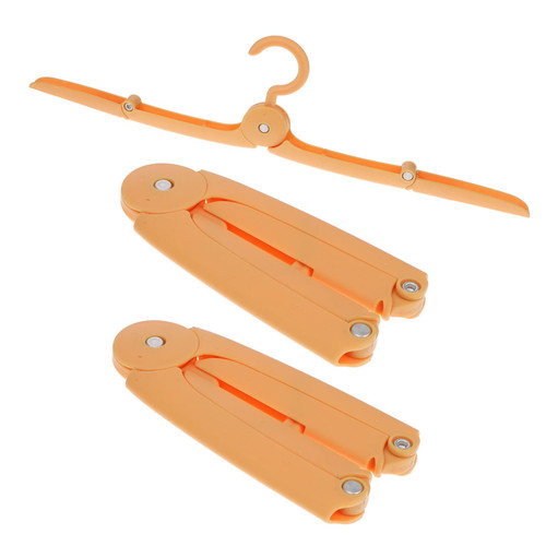 KOMBIUDA 3Pcs Folding Drying Rack Plastic Hangers Pants Hangers Childrens Hangers Laundry Drying Rack Collapsible Foldable Clothes Hanger Portable Garment Rack pp Collapsible Coat Hanger