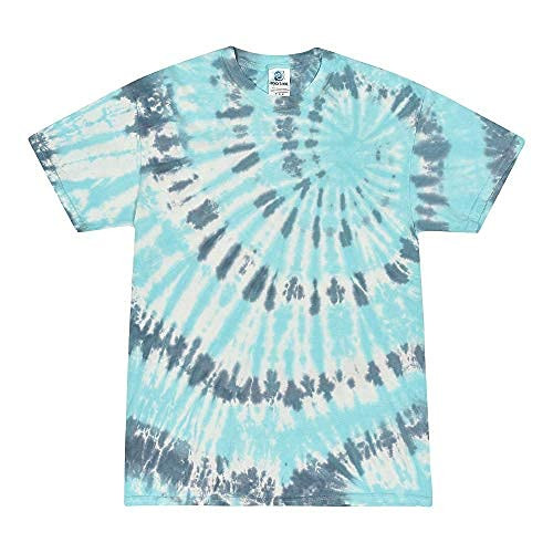 Colortone Tie Dye T-Shirts Kids 10-12 (MD) Coral Reef