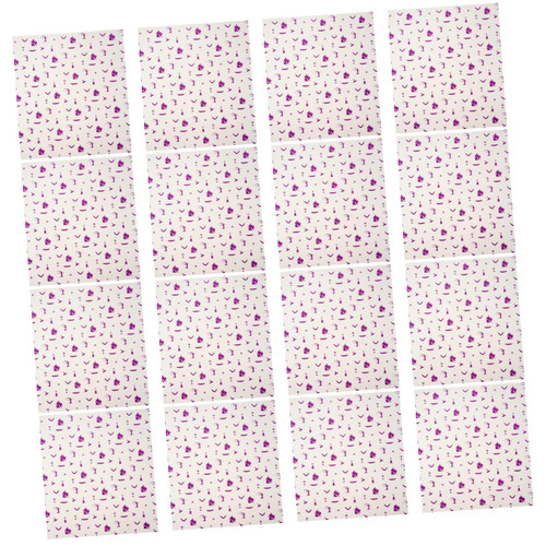 KJHBV 50pcs Nougat Paper Packing Paper Candy Package Paper Candy Wrappers Biscuits Wrapper Nougat Wrapper Baking Wrappers Candy Wrapping Papers Candy Paper Halloween Purple Oil Paper