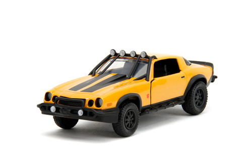 Transformers Rise of The Beast 1:32 1977 Chevy Camaro Bumblebee w/Robot On Chassis Die-Cast Car, Toys for Kids and Adults Transformers Rise of The Beast 1:32 1977 Chevy Camaro Bumblebee w/Robot On Chassis Die-Cast Car, Toys for Kids and Adults