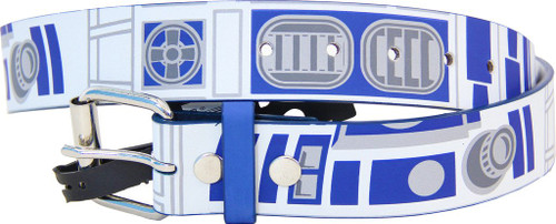 Star Wars R2-D2 Robot Droid White and Blue Belt (Small 28-30)