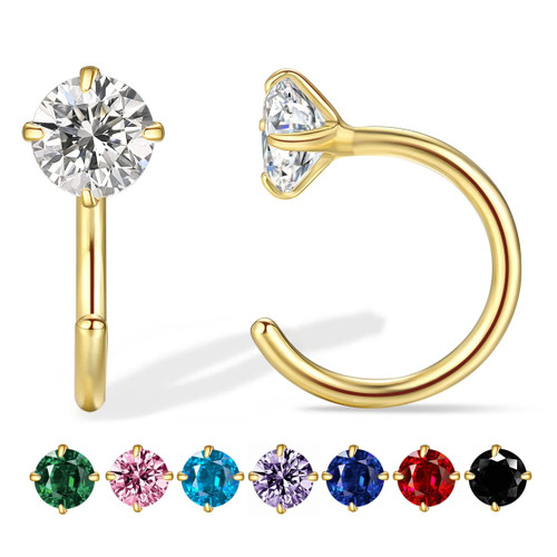 14K Gold Small Huggie Hoop Earrings for Women Cartilage Hypoallergenic Stud | 14k Gold Earrings for Women