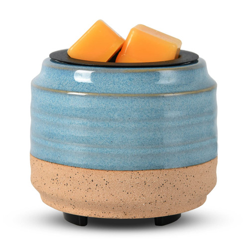 mocosa Ceramic Wax Melt Warmer,2 in1 Candle Wax Warmer Fragrance Warmer for Wax Cubes,Wax Melter as Gifts for Mom Grandma Women (White Brown) mocosa Ceramic Wax Melt Warmer,2 in1 Candle Wax Warmer Fragrance Warmer for Wax Cubes,Wax Melter as Gifts for Mom Grandma Women (White Brown)