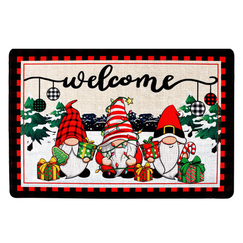 Christmas Door Mat,Christmas Welcome Mat,Christmas Doormat,Merry Christmas Gnome Doormat Winter Xmas Holiday Floor Mat Merry Christmas Door Mat Outdoor Entrance Door Rug Gnome Welcome Mat-16x24 Inch Christmas Door Mat,Christmas Welcome Mat,Christmas Doormat,Merry Christmas Gnome Doormat Winter Xmas Holiday Floor Mat Merry Christmas Door Mat Outdoor Entrance Door Rug Gnome Welcome Mat-16x24 Inch
