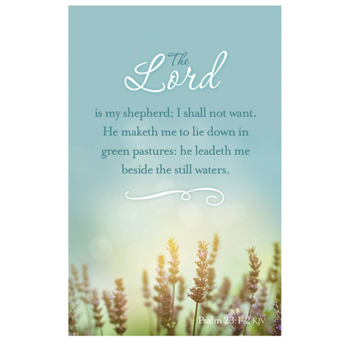 SALT & LIGHT The Lord Is My Shepherd Church Bulletins, 8 1/2 x 11 inches Flat, 100 Count