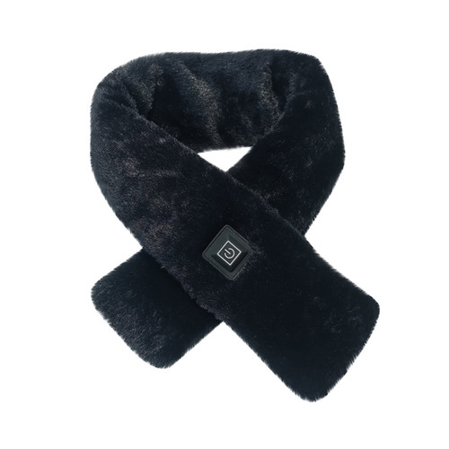 Cordless Heating Pad, Heated Scarf for Women Rechargeable Neck Warmer USB Electric Heating Scarf Winter Cashmere Scarf Washable Shawl