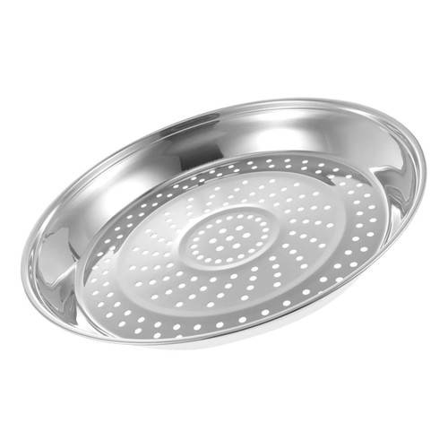 FUNOMOCYA wok steamer vegetable steamer egg steam rack stand rice steamer food steamer basket steamer insert cooking steamer rack fruit tray steaming basket filter round Stainless steel