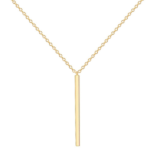 Ava Riley Dainty Necklace Choker Necklace Bar Pendant Necklace 14K Real Gold Plated Simple Necklace for Women Ava Riley Dainty Necklace Choker Necklace Bar Pendant Necklace 14K Real Gold Plated Simple Necklace for Women