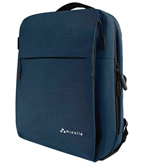 Travel Laptop Backpack, Compact Computer Bag for Men Women, Anti Theft Water Resistant College School Bookbag, Slim Business Backpack Fits 15.6 Notebook (Navy) Travel Laptop Backpack, Compact Computer Bag for Men Women, Anti Theft Water Resistant College School Bookbag, Slim Business Backpack Fits 15.6 Notebook (Navy)