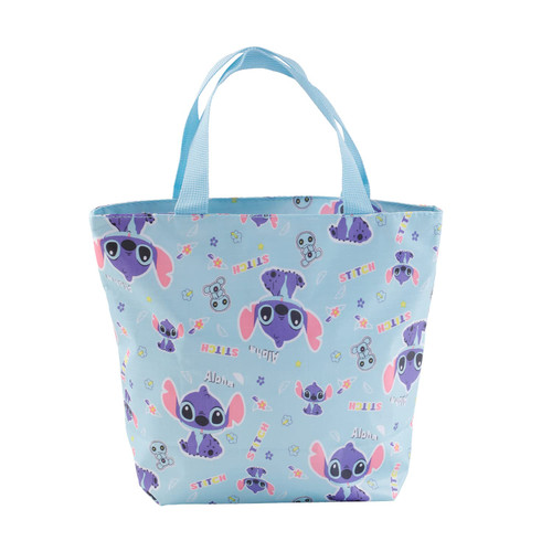 G-Ahora Stitch Square Makeup Bag Cute Stitch lilo Cosmetic Bags Zipper Pouch Bag Stitch Toiletry Bag for Grils Women (MU-Stitch B)