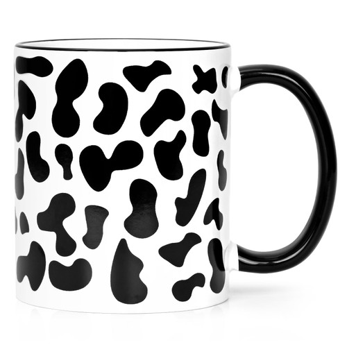 Cabtnca Cow Mug, Cow Cup, Cow Print Stuff, Cow Gifts for Women, Cow Print Gifts, Cow Print Coffee Mug, Cute Cow Stuff, Cow Themed Gifts, 11Oz