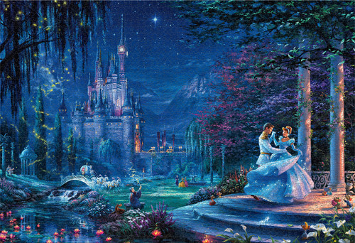 Ceaco - Thomas Kinkade - Disney Dreams Collection - Cinderella Dancing in The Starlight - 2000 Piece Jigsaw Puzzle Ceaco - Thomas Kinkade - Disney Dreams Collection - Cinderella Dancing in The Starlight - 2000 Piece Jigsaw Puzzle