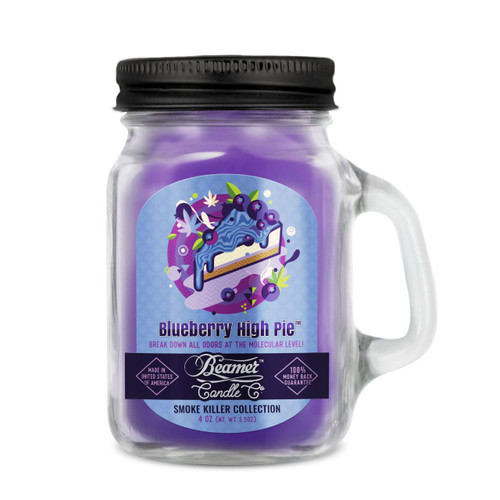 Beamer Candle Co. Smoke Killer Collection - Blueberry High Pie 4oz Candle