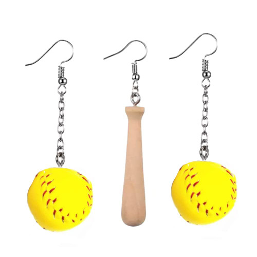Softball Mom Gifts - Softball Earrings for Women - 3D Softball Jewelry for Moms - Softball Gifts for Moms - Softball Stuff for Moms - Softball Player Gifts - Softball Team Moms (Bat & Ball Pair) Softball Mom Gifts - Softball Earrings for Women - 3D Softball Jewelry for Moms - Softball Gifts for Moms - Softball Stuff for Moms - Softball Player Gifts - Softball Team Moms (Bat & Ball Pair)