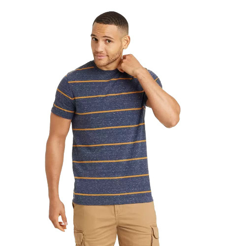 Goodfellow & Co Men's Short Sleeve Novelty T-Shirt - (as1, Alpha, s, Regular, Regular, Blue/Striped)