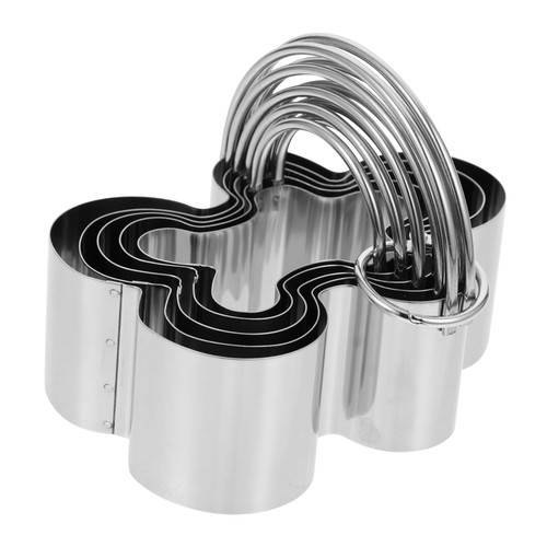 SWOOMEY 1 Set Cookie Cutters Stainless Steel Biscuits Molds Chocolate Cutters Muffin Cutter Biscuit Cutter Candy Cookie Cutter Metal Cookie Cutter Chocolate Panettone Biscuit Mold Food