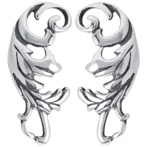 1 Pair flower earrings tiny earrings studs bar earrings for women tiny stud earrings earring studs for women small studs earrings for women ear crawler earrings Miss Simple silver