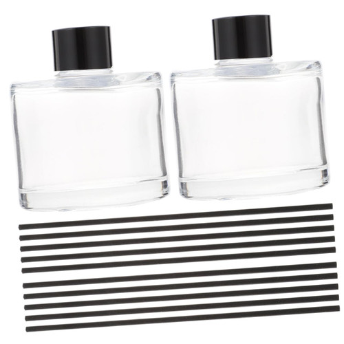 Garneck 1 Set Perfume Empty Diffuser Bottle Essential Oil Diffuser Bottle refillable Diffuser Bottle Vintage Diffuser Bottle Aroma Diffuser Bottles Glass Fragrance Household