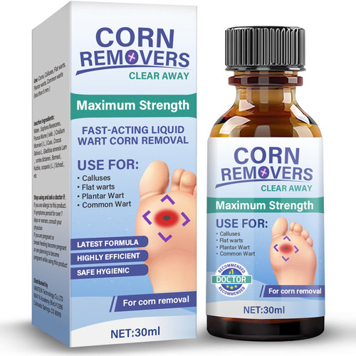 Corn Removers for Feet Extra Strength - Foot Callus Remover for Toes, Liquid Corn Remover Foot Health Care, Fast Acting Removes Corns and Calluses