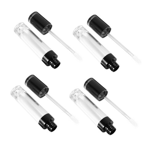 Beavorty 8 pcs Empty tube of lip gloss portable lip balm bottle empty lip balm bottles clear lip gloss tubes with wand lip container Refillable Lip Gloss Bottle lip tubes vial mini plastic
