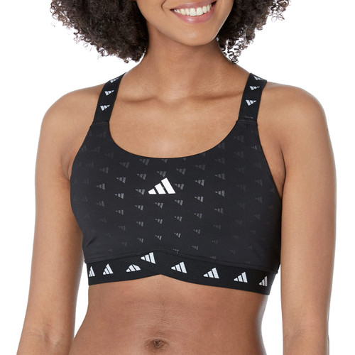 adidas Women's Powerreact Medium Support Techfit Bra, Black, X-Small DD