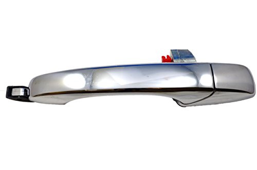 PT Auto Warehouse CH-3307M-RLK - Outside Exterior Outer Door Handle, Chrome - Driver Side Rear