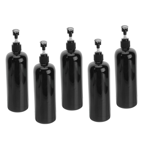 Beavorty 5pcs Empty refillable Travel Bottle Lotion Pump Dispenser Bottle Plastic soap Dispenser Travel Shampoo Bottles with Pump Press Pump Bottle Dispensers Lotion Bottle Cosmetic Bottle