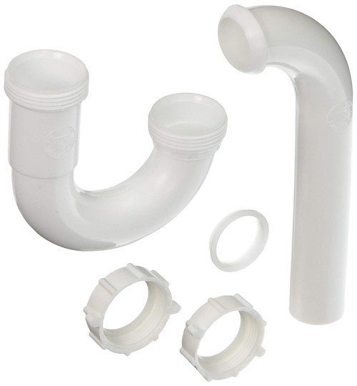 Plumb Craft Waxman 7675000 Bathroom Sink P-Trap, 1-1/4-Inch, White