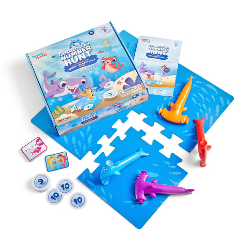 hand2mind Hammerhead Number Hunt! Math Game, Addition and Subtraction Games, Educational Board Games, Fun Games for Family Game Night, Kindergarten Learning Games for Kids Ages 5-7, Kids Learning Toys hand2mind Hammerhead Number Hunt! Math Game, Addition and Subtraction Games, Educational Board Games, Fun Games for Family Game Night, Kindergarten Learning Games for Kids Ages 5-7, Kids Learning Toys
