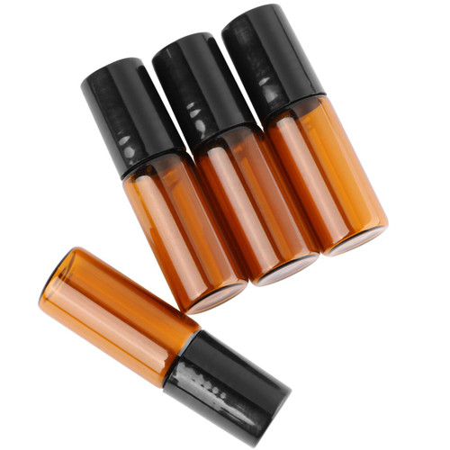 FOMIYES 10PCS roller ball bottles refillable bottles Perfume bottle liquor bottles aromatherapy bottle essential oil perfume Roller Bottles bottle opener Glass