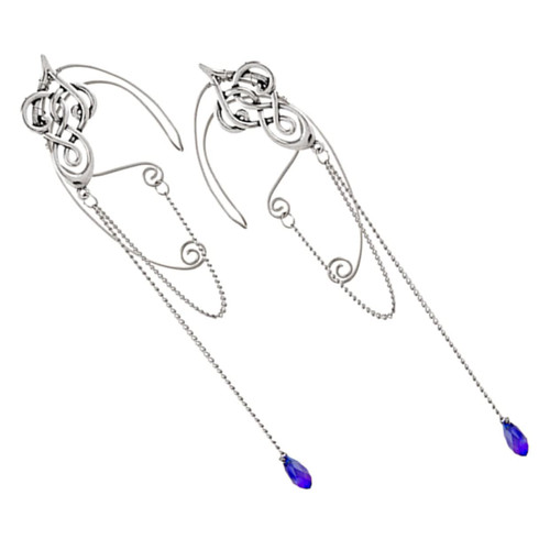Yardenfun 1 Pair Drop Chain Earrings Halloween Cosplay Costume Elf Ear Wrap Earrings Elf Fairy Earrings Gothic Elves Ear Cuff Ear Cuffs Non Piercing Elf Ear Clip Tassel Alloy Woman The Chain Yardenfun 1 Pair Drop Chain Earrings Halloween Cosplay Costume Elf Ear Wrap Earrings Elf Fairy Earrings Gothic Elves Ear Cuff Ear Cuffs Non Piercing Elf Ear Clip Tassel Alloy Woman The Chain