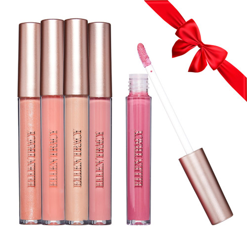 ELLEN TRACY Lip Gloss Collection- 5 Piece Long Lasting Lip Gloss Collection