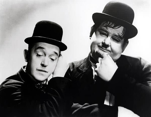 Laurel & Hardy - Movie Star Portrait Magnet