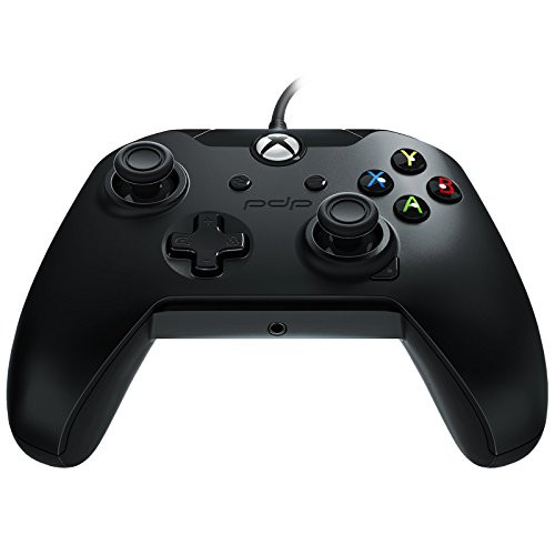 PDP Wired Controller for Xbox One, Xbox One X and Xbox One S, Raven Black