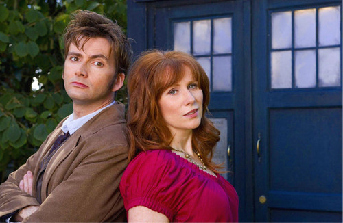 Doctor Who UK Imported 17" X 11" 10th Doctor and Donna Noble Poster Print