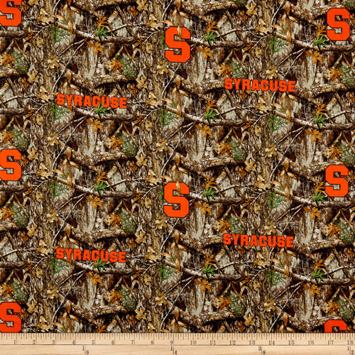SYKEL ENTERPRISES Sykel Enterprises NCAA Syracuse Collegiate Realtree Team Color, Fabric by The Yard SYKEL ENTERPRISES Sykel Enterprises NCAA Syracuse Collegiate Realtree Team Color, Fabric by The Yard