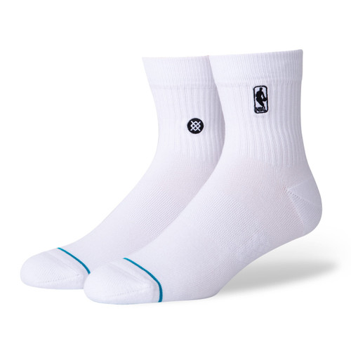 Stance mens Quarter Logoman St Qtr Socks, White, Small-Medium US Stance mens Quarter Logoman St Qtr Socks, White, Small-Medium US
