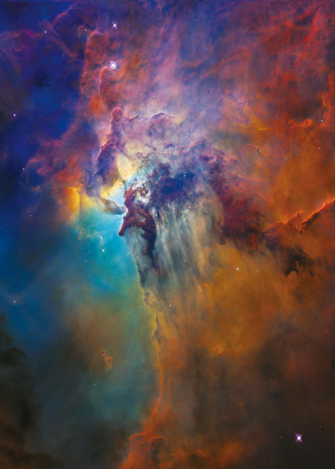 Space Puzzle for Adults 1000 Pieces, Solar System Galaxy Jigsaw Puzzle, Hubble Messier 8 Planet Star Nebula Picture Puzzles as Space Gifts