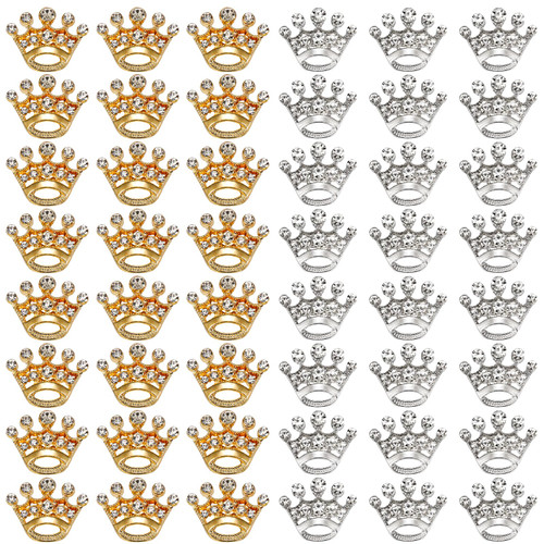 Okllen 48 Pieces Small Crown Brooches, Silver Gold Crown Pins, Fashion Rhinestone Brooch Pins for Women, Men, Lapel, Sashes, Wedding Okllen 48 Pieces Small Crown Brooches, Silver Gold Crown Pins, Fashion Rhinestone Brooch Pins for Women, Men, Lapel, Sashes, Wedding