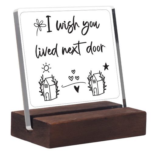 Long Distance Friendship Gifts Best Friend Birthday Gifts, Moving Away Gifts, Missing You Gifts For Friends Sister Bff Bestie Neighbor, I Wish You Lived Next Door Long Distance Friendship Gifts Best Friend Birthday Gifts, Moving Away Gifts, Missing You Gifts For Friends Sister Bff Bestie Neighbor, I Wish You Lived Next Door
