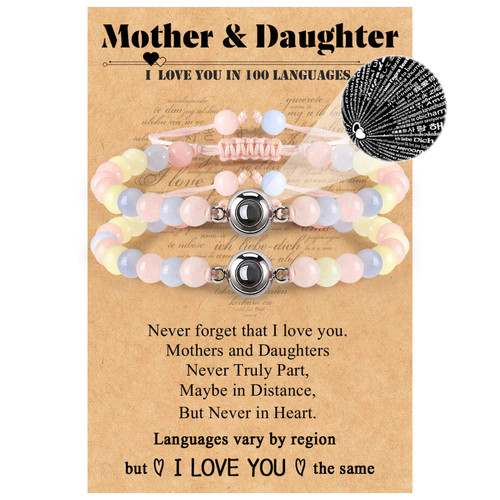 Jewelry&Card Mom Christmas Gifts from Daughter, Mother Daughter Bracelets Set for 2, Mom Daughter Gift from Mom Mommy and Me, Mothers Day Gifts for Mom Daughter Jewelry&Card Mom Christmas Gifts from Daughter, Mother Daughter Bracelets Set for 2, Mom Daughter Gift from Mom Mommy and Me, Mothers Day Gifts for Mom Daughter