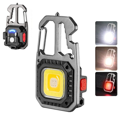 Ivylovme Cob Mini Flashlight Keychain Light, 1000 Lumens Bright Rechargeable Small Led Keychain Flashlights, 7 Modes Portable Pocket Light Strong Magnetic Bottle Opener for Walking Camping Ivylovme Cob Mini Flashlight Keychain Light, 1000 Lumens Bright Rechargeable Small Led Keychain Flashlights, 7 Modes Portable Pocket Light Strong Magnetic Bottle Opener for Walking Camping