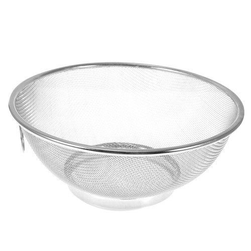 GRIRIW Drain Basin Strainer Basket Colander Strainer Food Colander Kitchen Strainer Bowl Colander Sifter Sieve Mixed Fruit Rice Drainer Strainer Drying Basket Stainless Steel Household