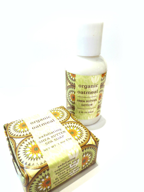 Greenwich Bay Trading Co. Organic Oatmeal Shea Butter Soap and Lotion Gift Set